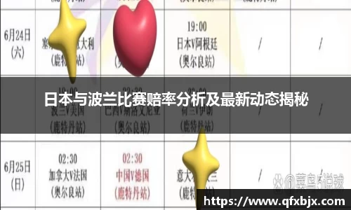 日本与波兰比赛赔率分析及最新动态揭秘
